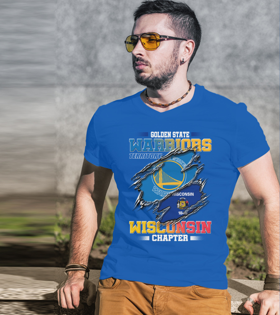 Golden State Warriors Territory Wisconsin Chapter T-Shirt