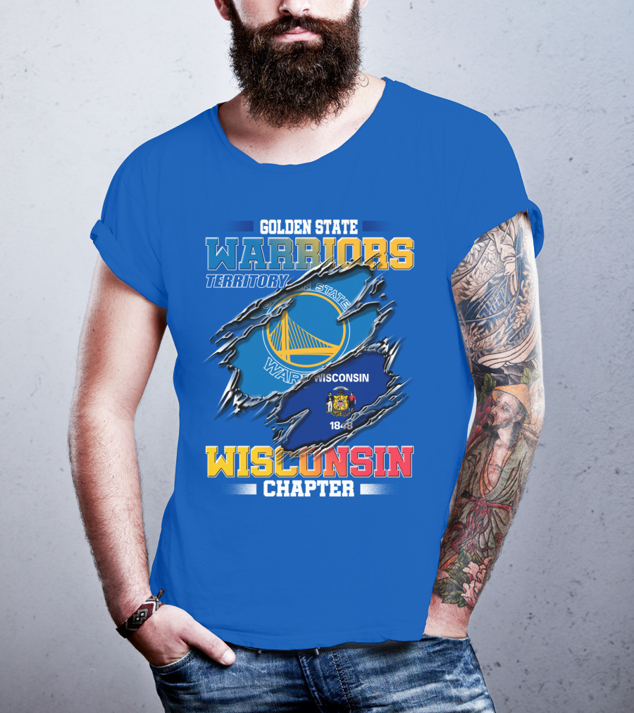 Golden State Warriors Territory Wisconsin Chapter T-Shirt