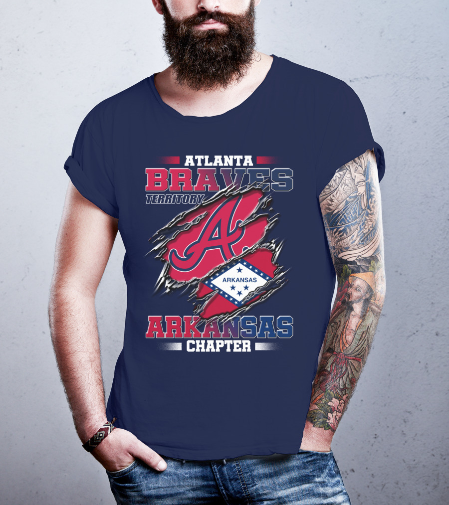 Atlanta Braves Territory Arkansas Chapter T-Shirt