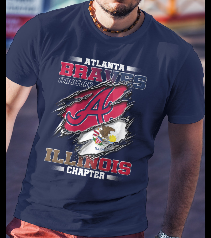 Atlanta Braves Territory Illinois Chapter T-Shirt