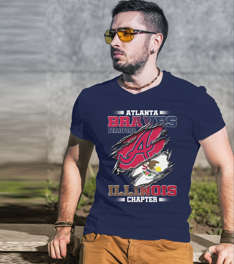 Atlanta Braves Territory Illinois Chapter T-Shirt
