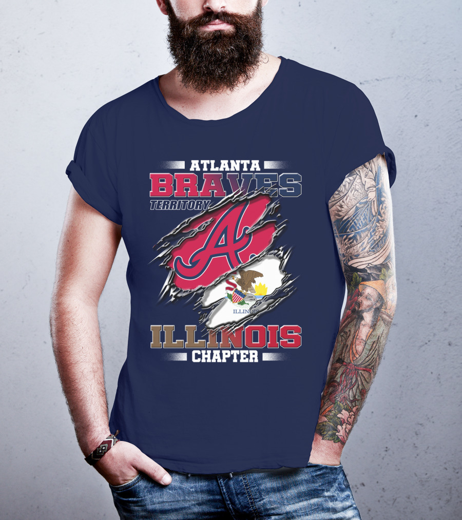Atlanta Braves Territory Illinois Chapter T-Shirt