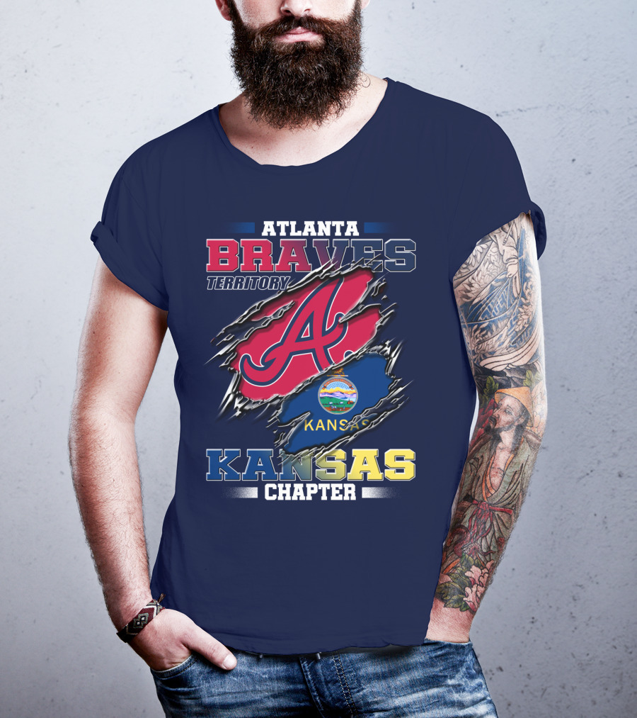 Atlanta Braves Territory Kansas Chapter T-Shirt