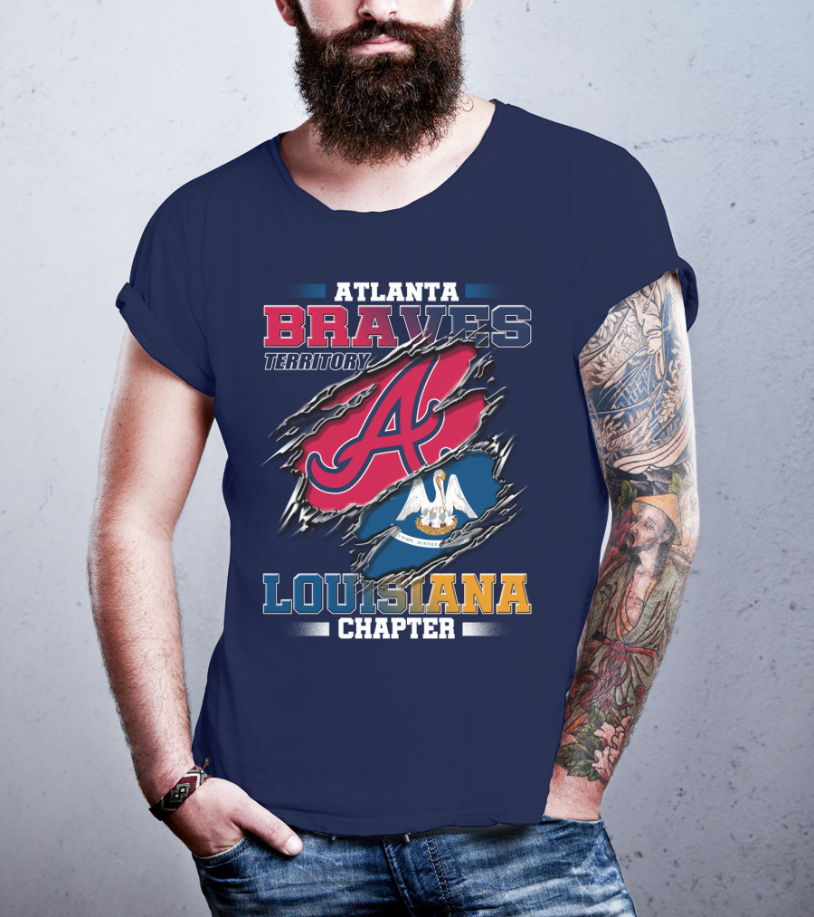 Atlanta Braves Territory Louisiana Chapter T-Shirt