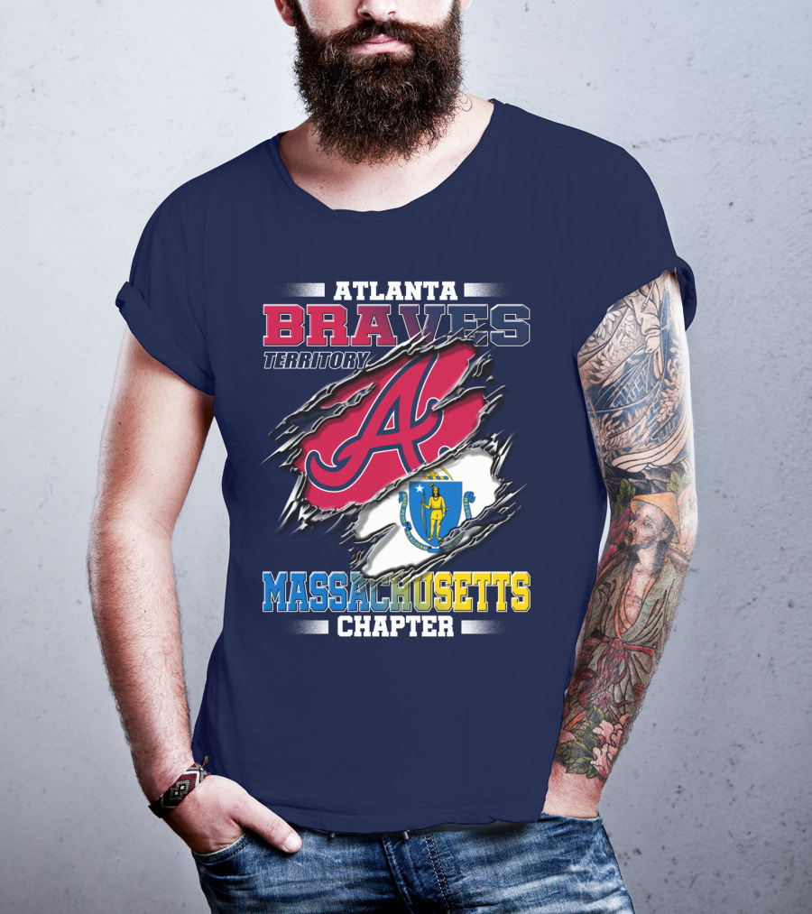 Atlanta Braves Territory Massachusetts Chapter T-Shirt