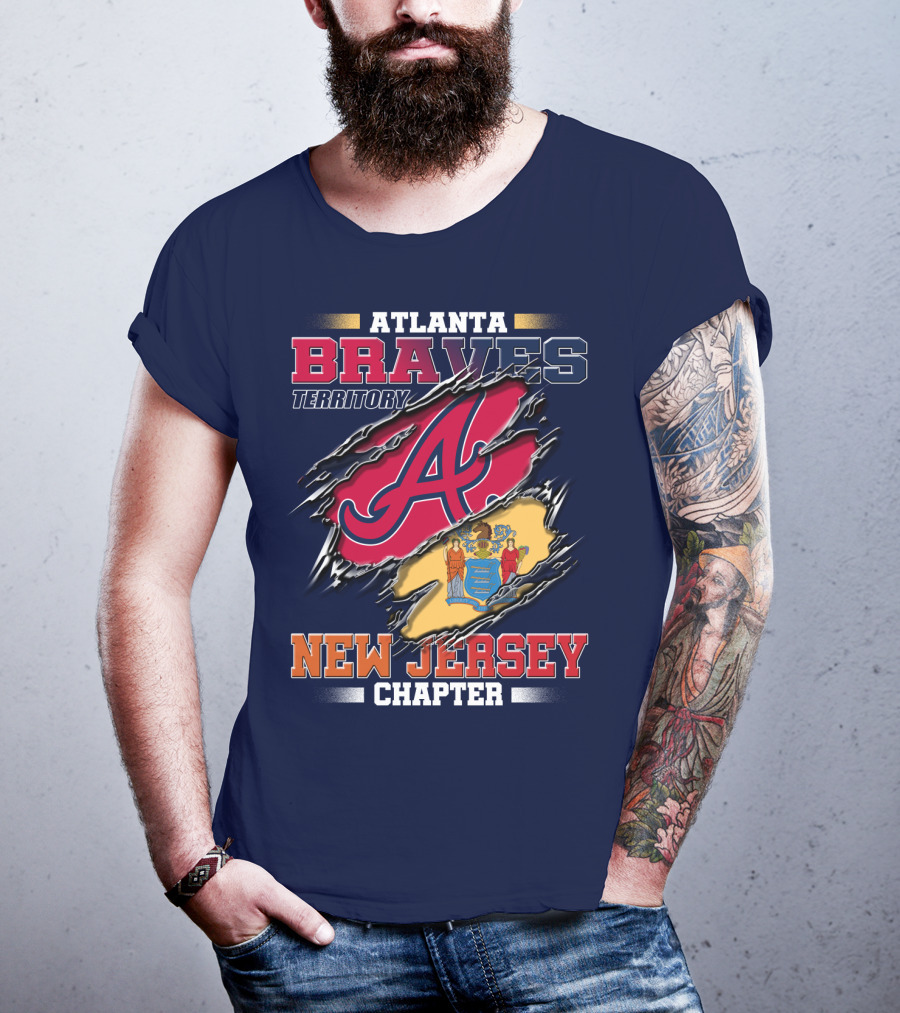 Atlanta Braves Territory New Jersey Chapter T-Shirt