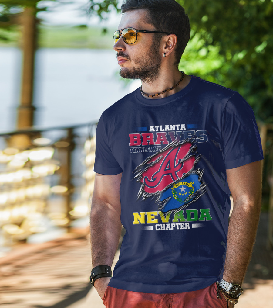 Atlanta Braves Territory Nevada Chapter Battle Born T-Shirt