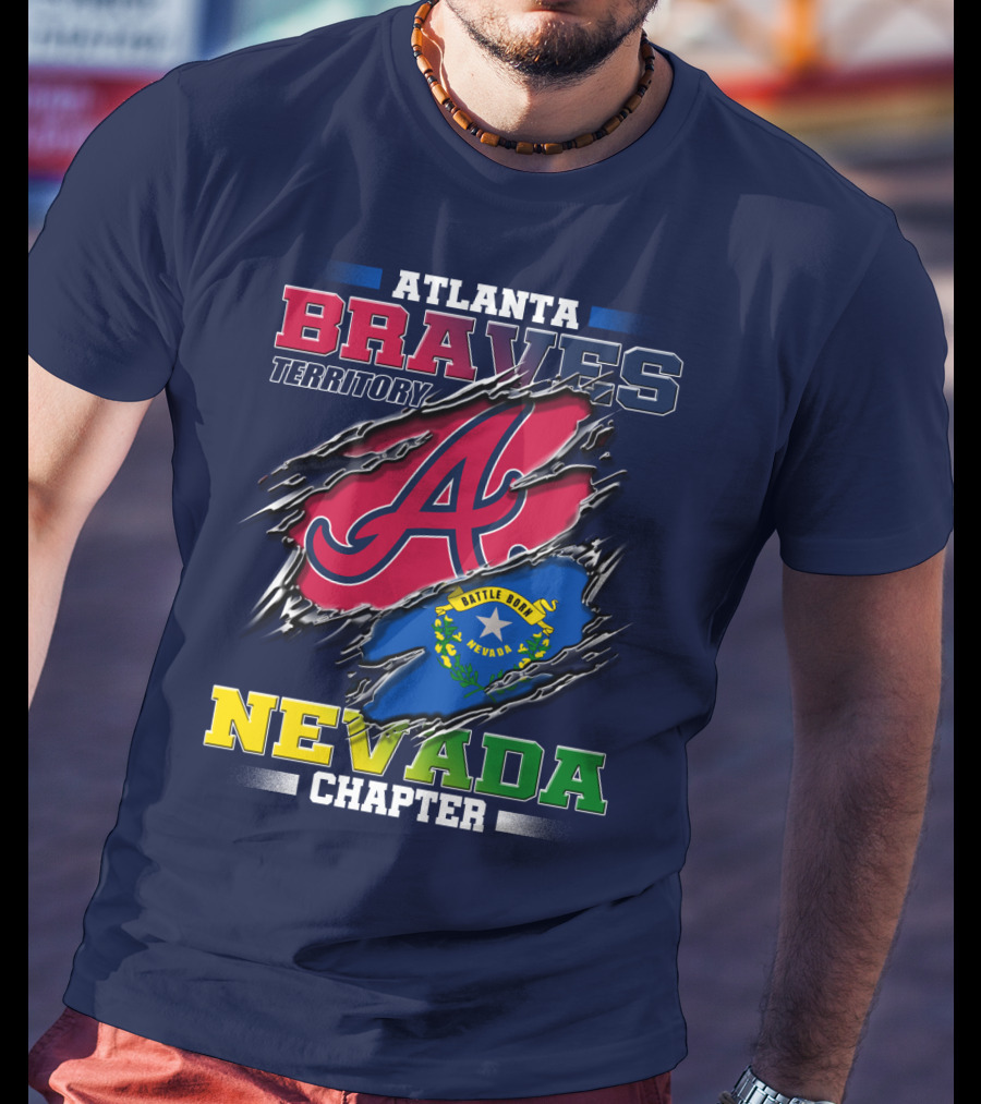 Atlanta Braves Territory Nevada Chapter Battle Born T-Shirt