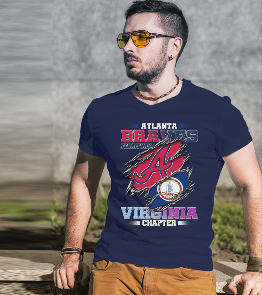 Atlanta Braves Territory Virginia Chapter T-Shirt
