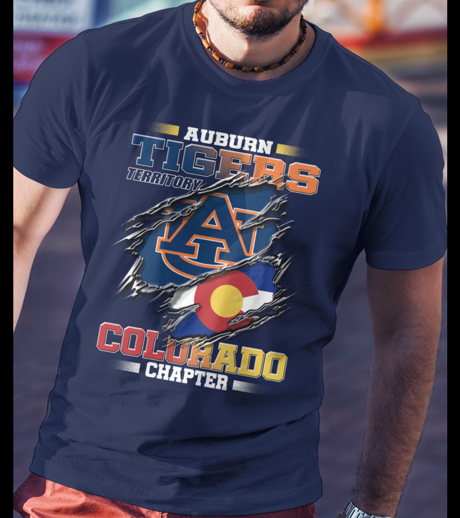 Auburn Tigers Territory Colorado Chapter T-Shirt