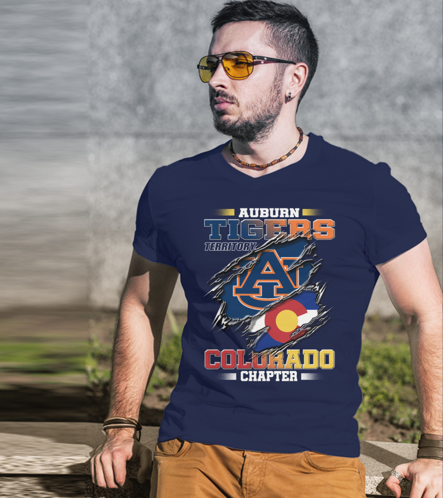 Auburn Tigers Territory Colorado Chapter T-Shirt