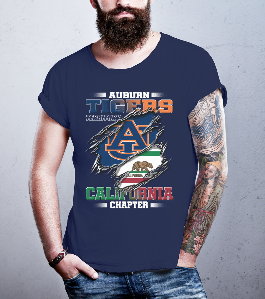 Auburn Tigers Territory California Chapter T-Shirt