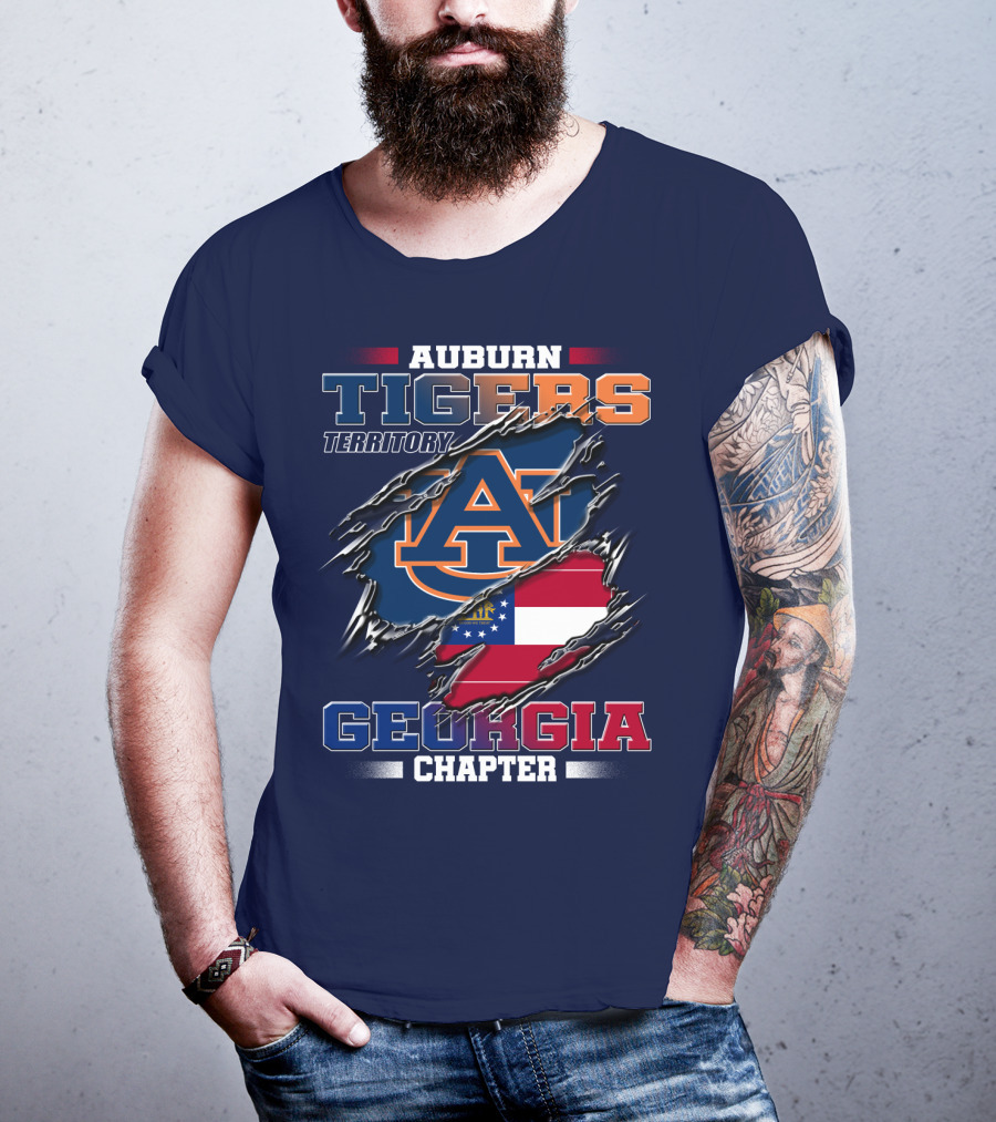 Auburn Tigers Territory Georgia Chapter T-Shirt