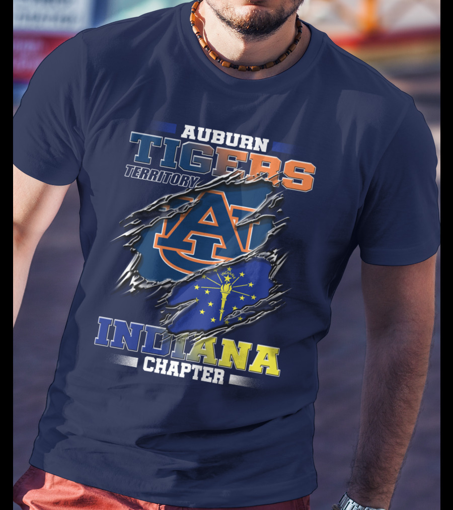 Auburn Tigers Territory Indiana Chapter T-Shirt