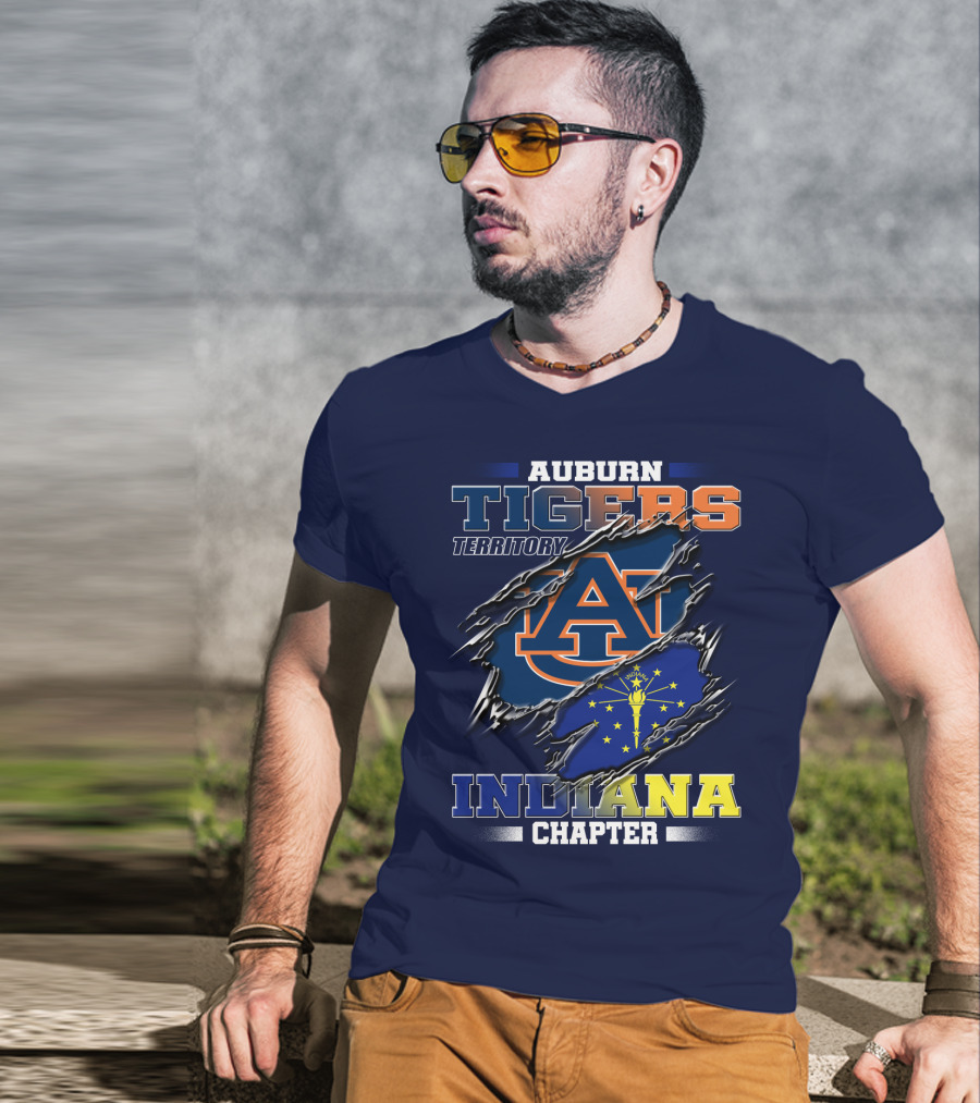 Auburn Tigers Territory Indiana Chapter T-Shirt