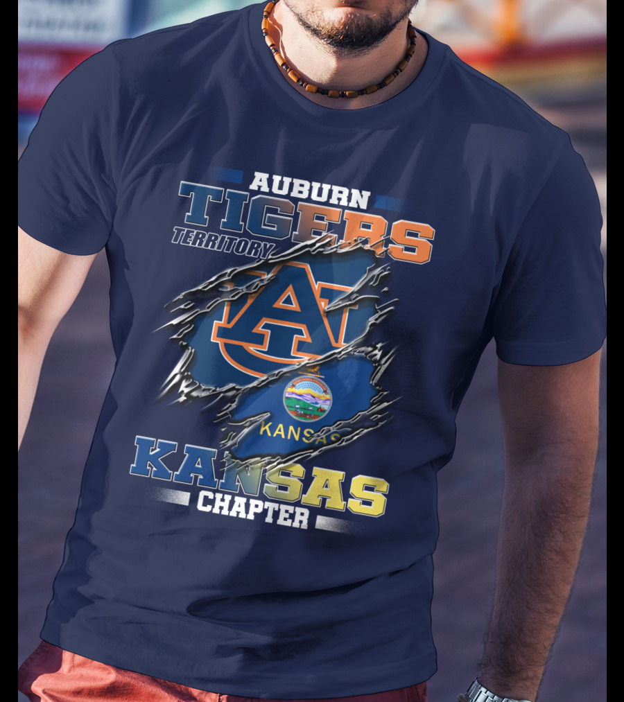 Auburn Tigers Territory Kansas Chapter T-Shirt