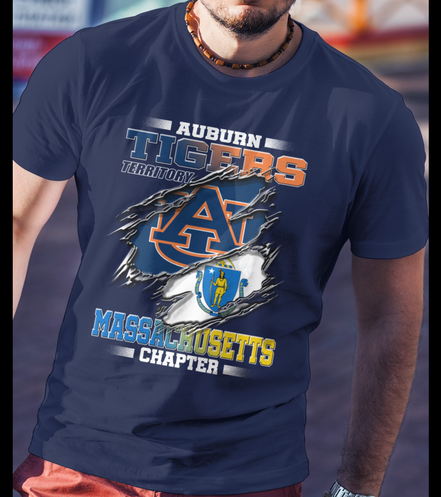 Auburn Tigers Territory Massachusetts Chapter T-Shirt