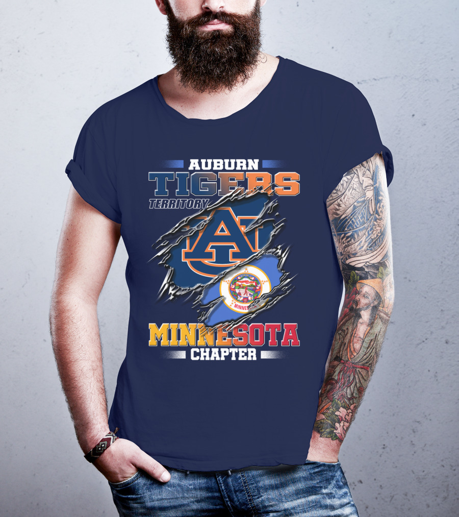 Auburn Tigers Territory Minnesota Chapter T-Shirt
