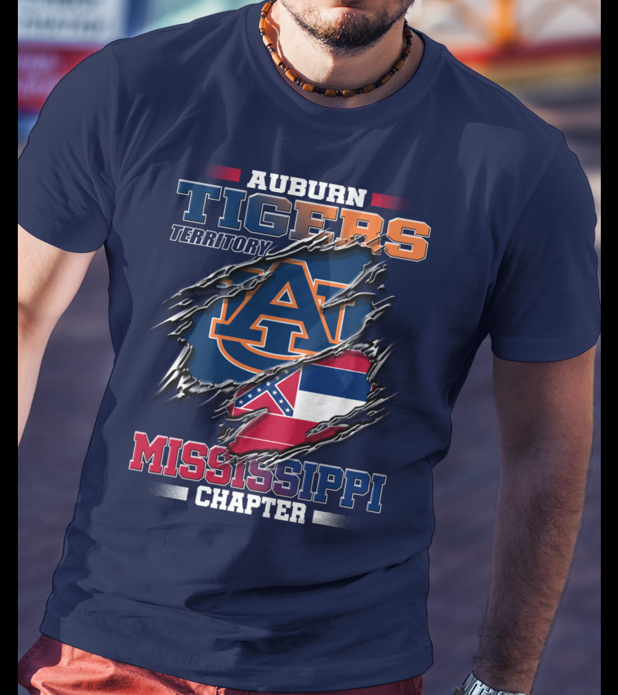 Auburn Tigers Territory Mississippi Chapter T-Shirt