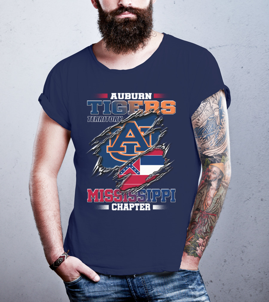 Auburn Tigers Territory Mississippi Chapter T-Shirt