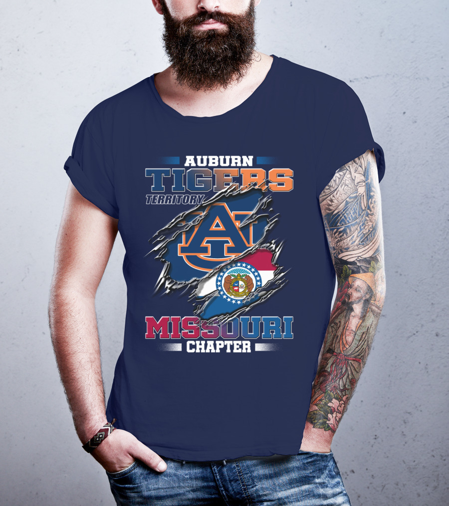 Auburn Tigers Territory Missouri Chapter T-Shirt