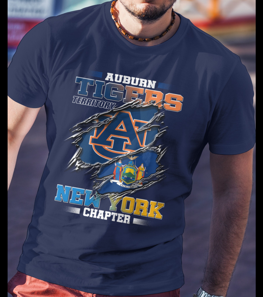 Auburn Tigers Territory New York Chapter T-Shirt