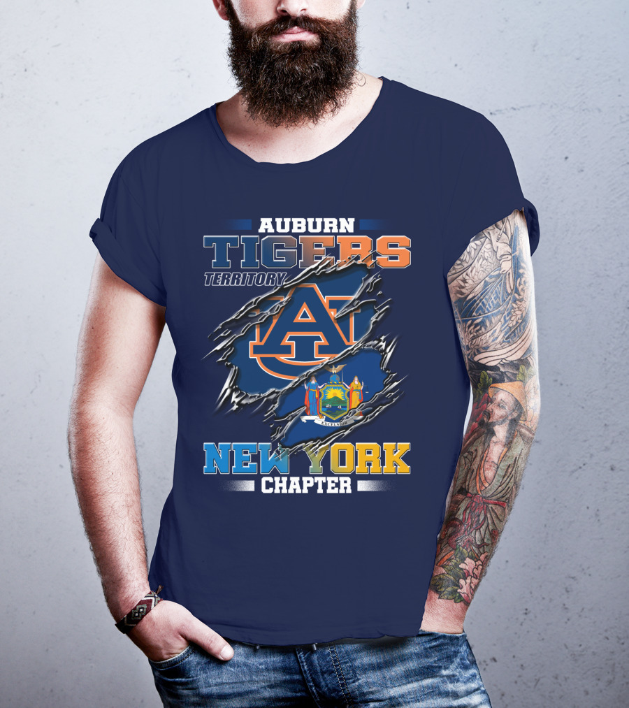 Auburn Tigers Territory New York Chapter T-Shirt