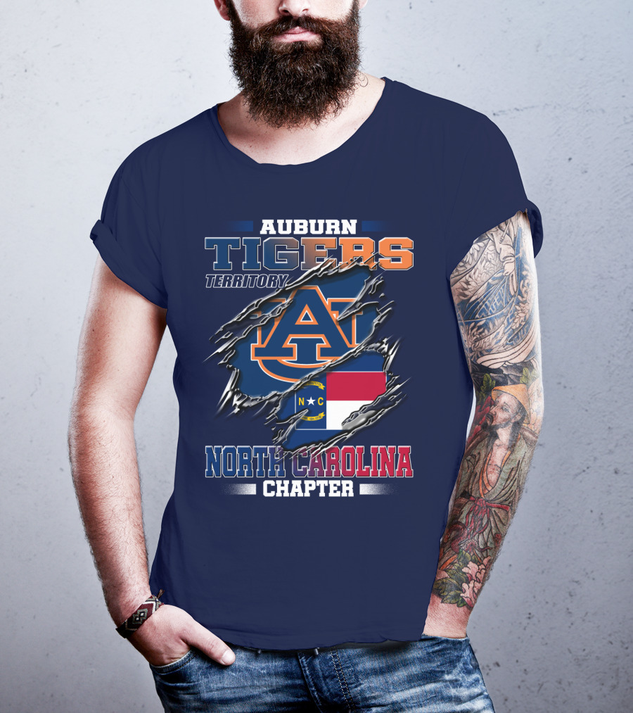 Auburn Tigers Territory North Carolina Chapter T-Shirt