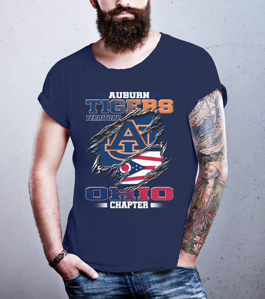 Auburn Tigers Territory Ohio Chapter T-Shirt