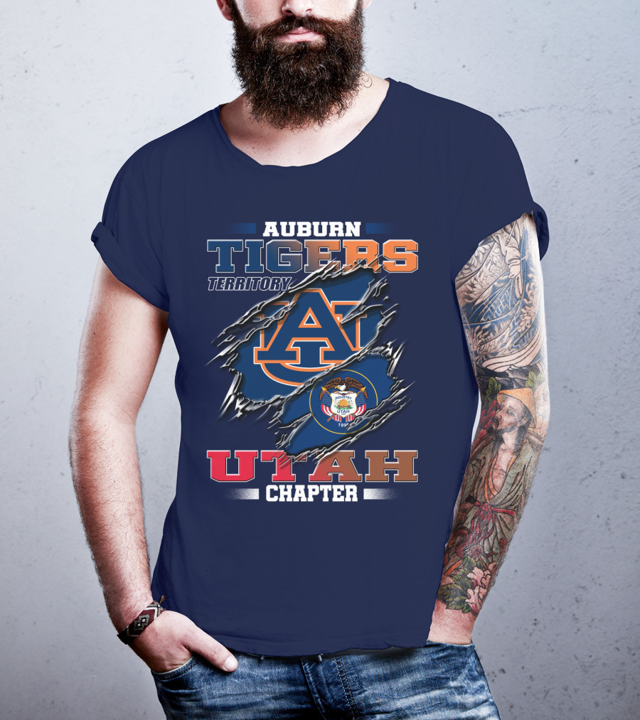 Auburn Tigers Territory Utah Chapter T-Shirt