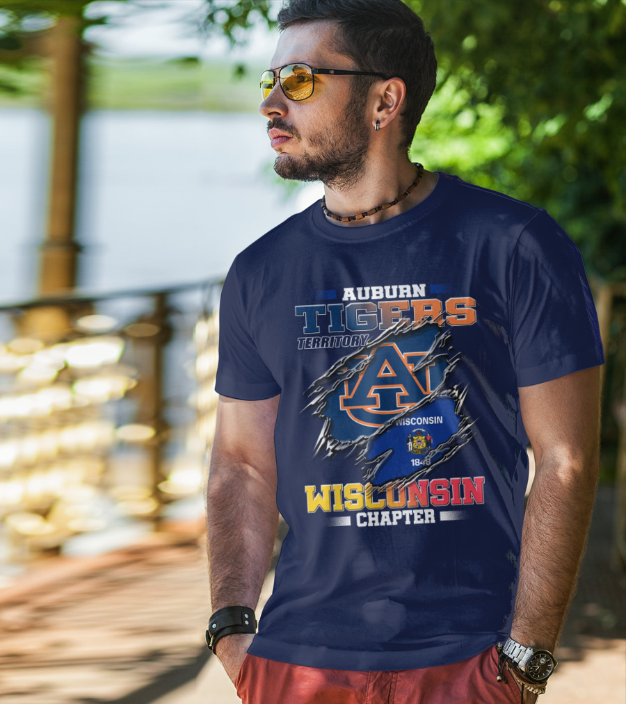 Auburn Tigers Territory Wisconsin Chapter 1848 T-Shirt