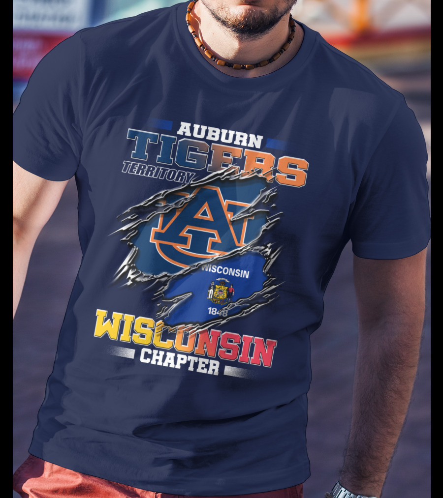 Auburn Tigers Territory Wisconsin Chapter 1848 T-Shirt