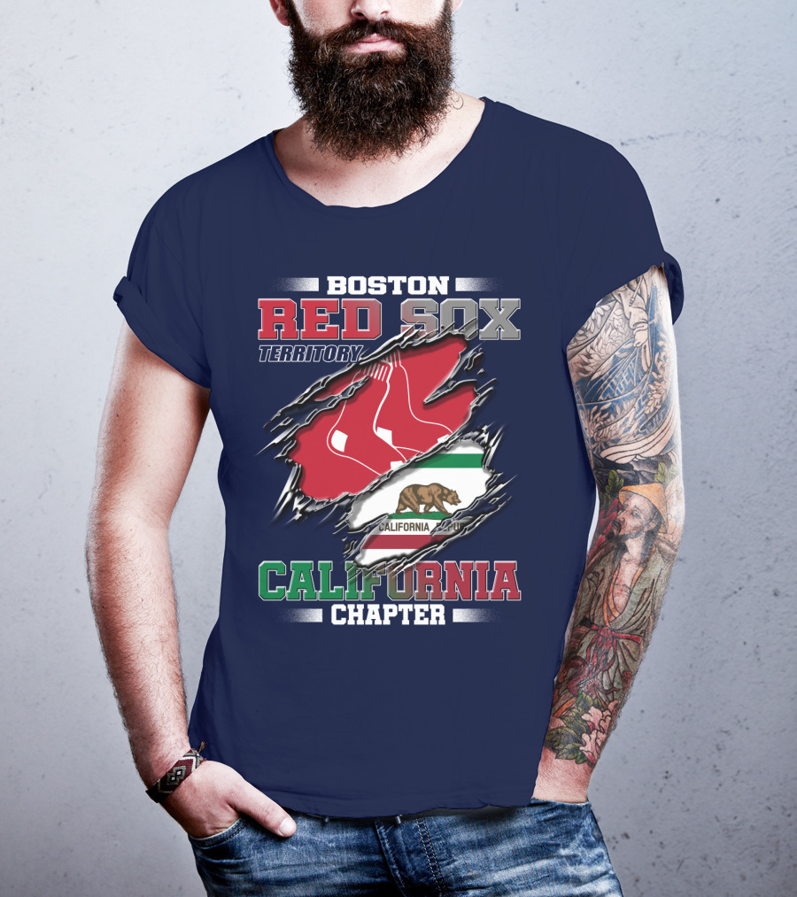 Boston Red Sox Territory California Chapter T-Shirt