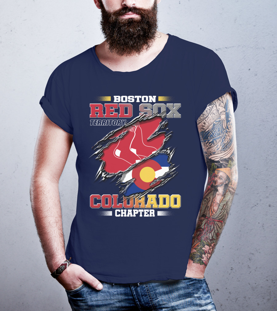 Boston Red Sox Territory Colorado Chapter T-Shirt