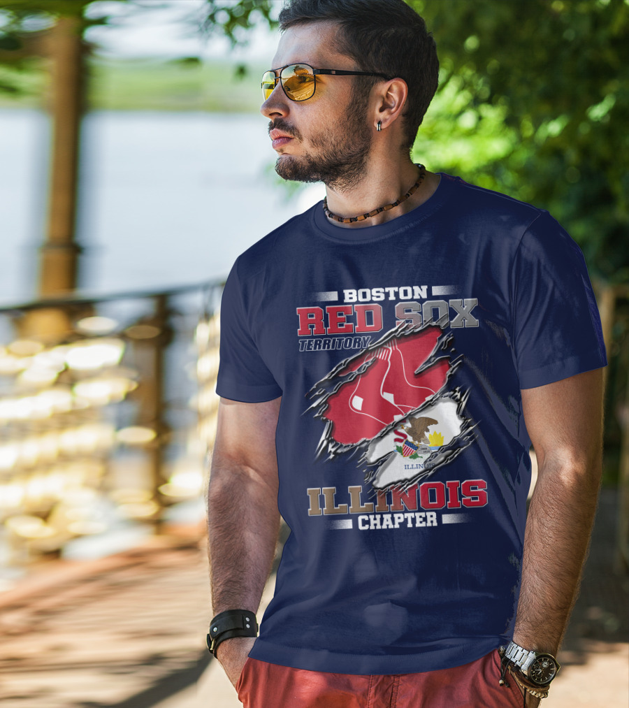 Boston Red Sox Territory Illinois Chapter T-Shirt