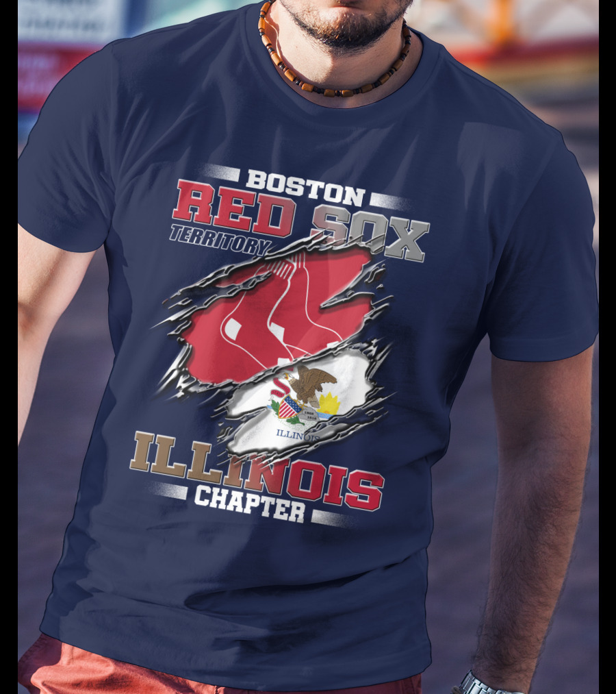 Boston Red Sox Territory Illinois Chapter T-Shirt