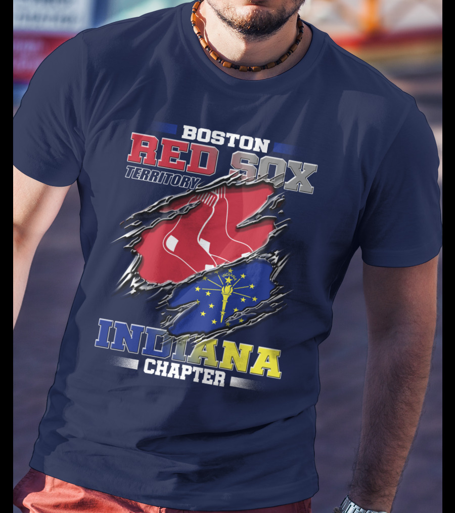 Boston Red Sox Territory Indiana Chapter T-Shirt