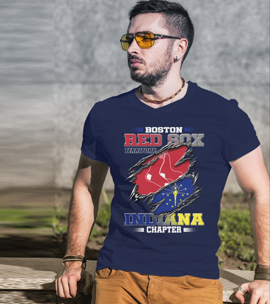 Boston Red Sox Territory Indiana Chapter T-Shirt
