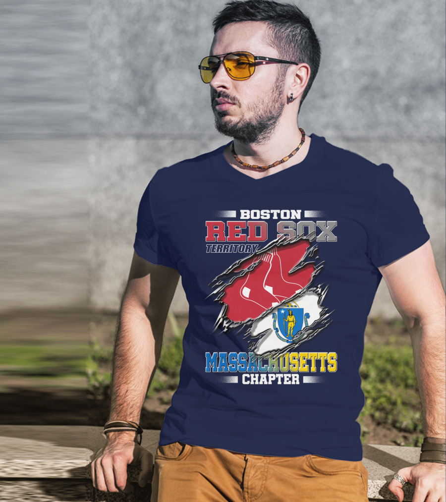 Boston Red Sox Territory Massachusetts Chapter T-Shirt
