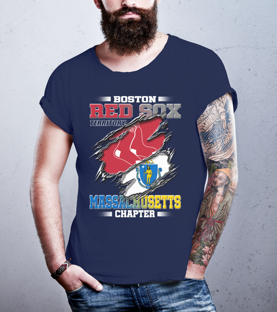 Boston Red Sox Territory Massachusetts Chapter T-Shirt