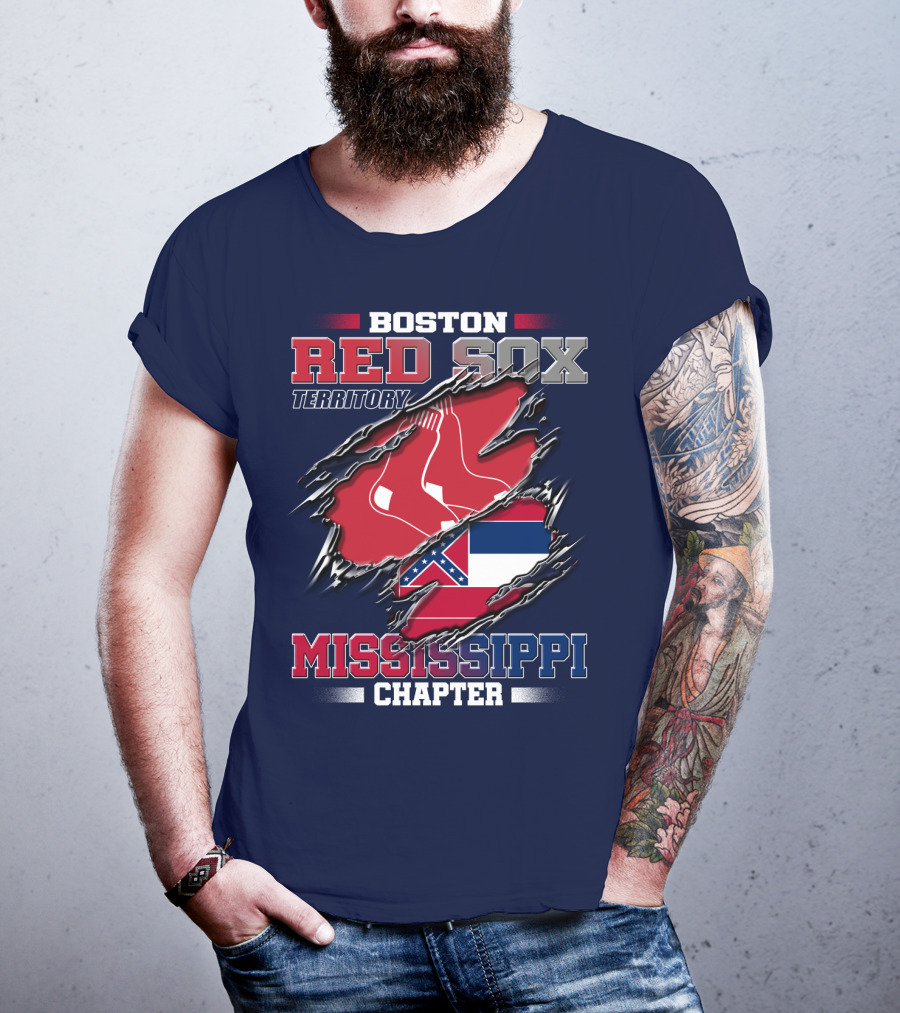 Boston Red Sox Territory Mississippi Chapter T-Shirt