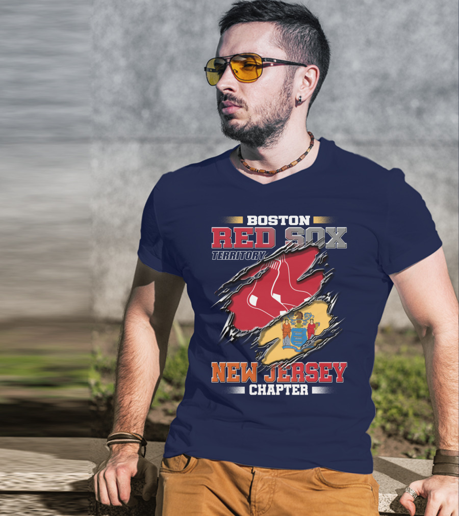 Boston Red Sox Territory New Jersey Chapter T-Shirt