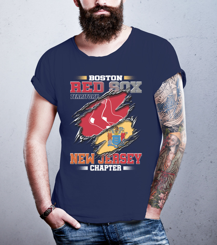 Boston Red Sox Territory New Jersey Chapter T-Shirt