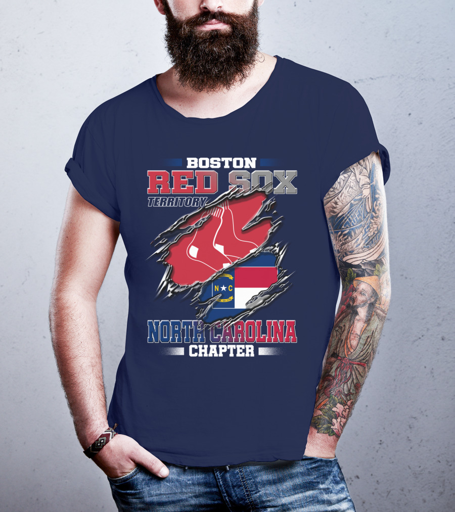 Boston Red Sox Territory North Carolina Chapter T-Shirt