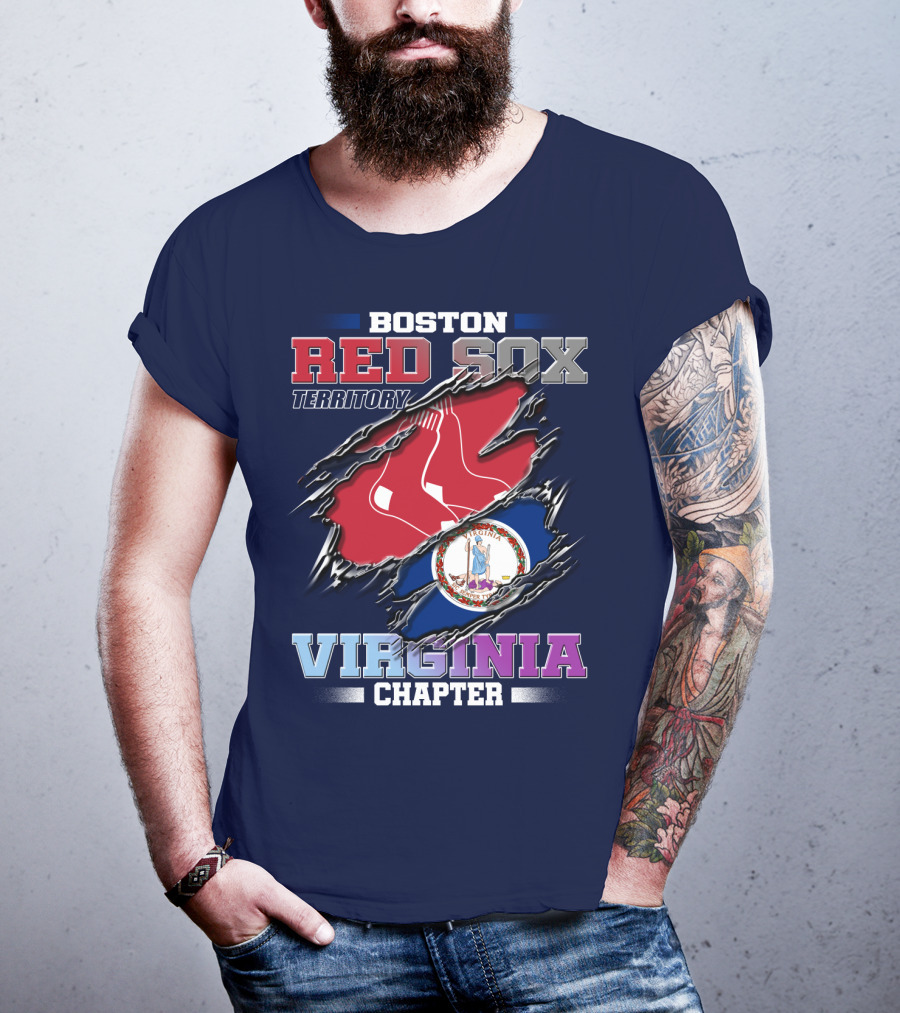 Boston Red Sox Territory Virginia Chapter T-Shirt