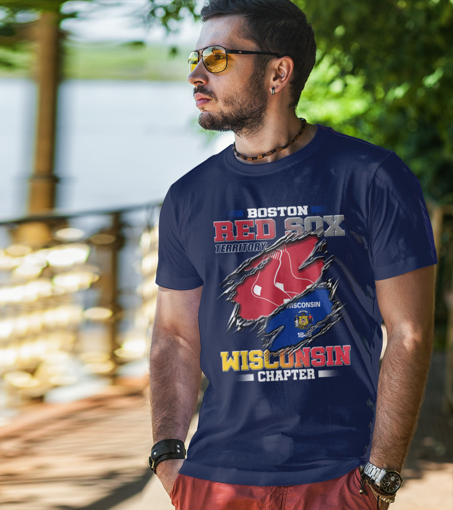 Boston Red Sox Territory Wisconsin Chapter 1848 T-Shirt