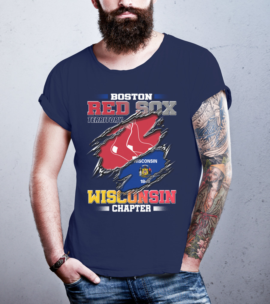 Boston Red Sox Territory Wisconsin Chapter 1848 T-Shirt