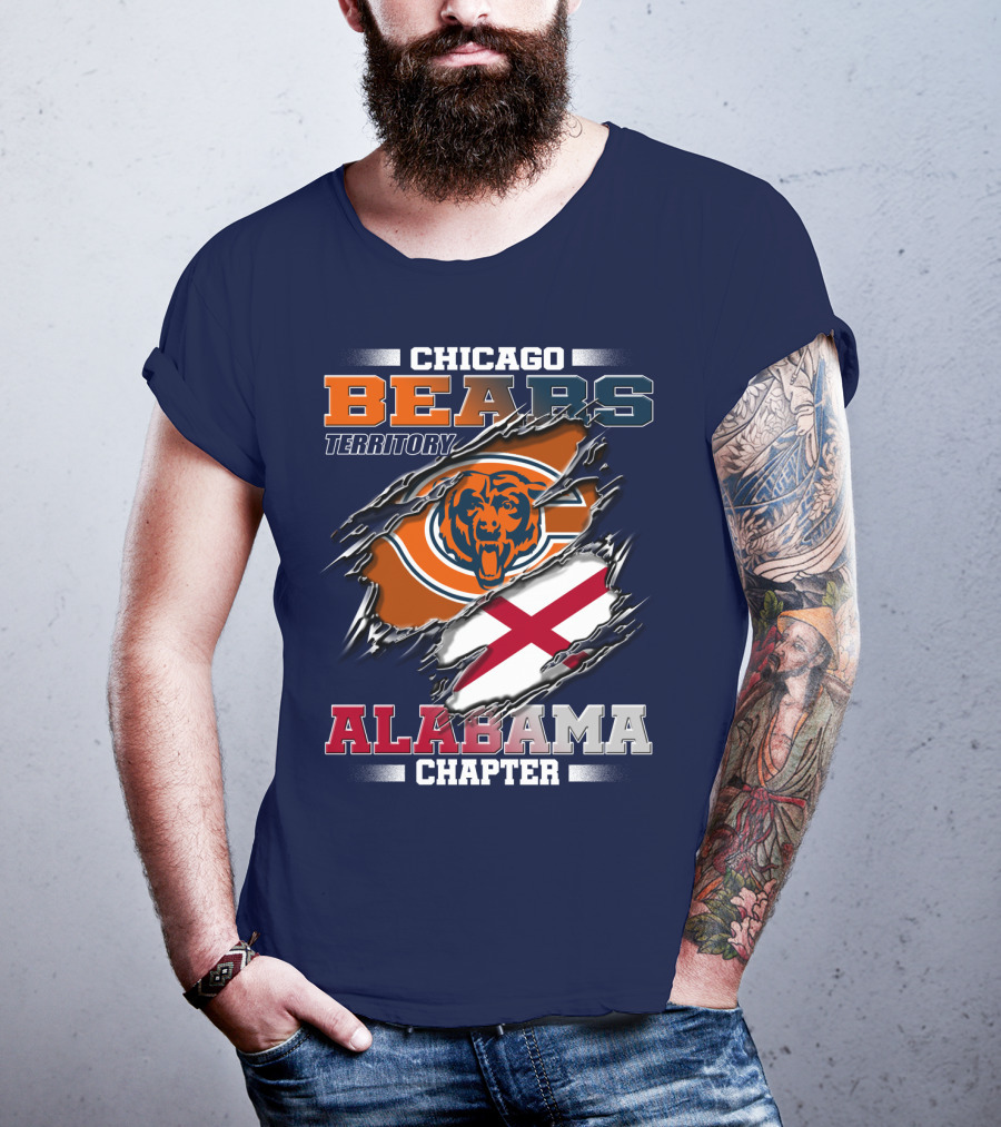 Chicago Bears Territory Alabama Chapter T-Shirt