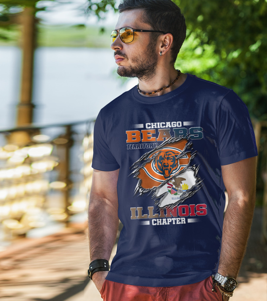 Chicago Bears Territory Illinois Chapter T-Shirt