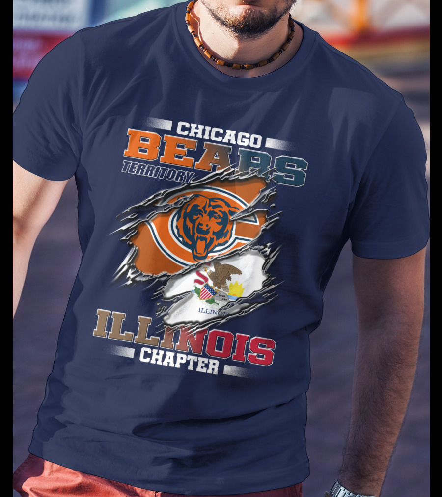 Chicago Bears Territory Illinois Chapter T-Shirt